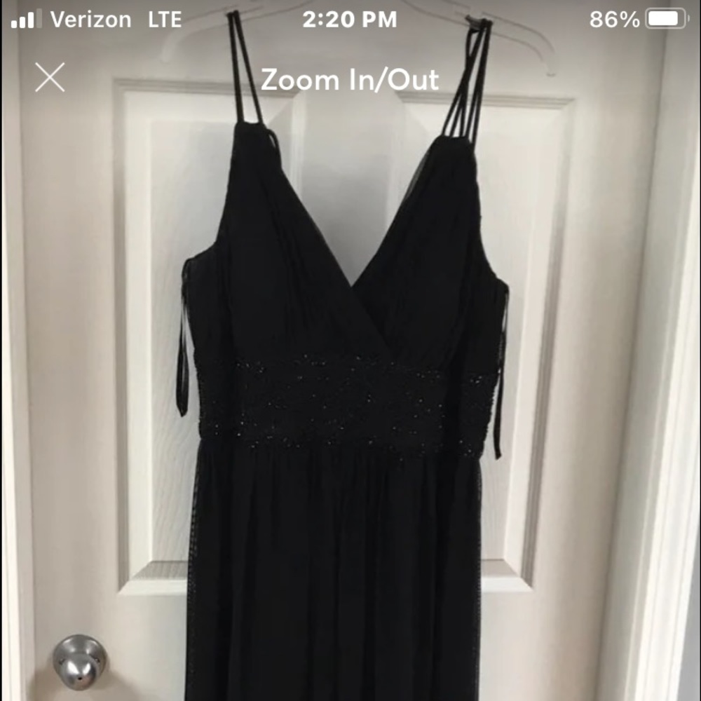 Formal black dress